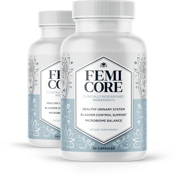FemiCore 2 Bottle Package - one month supply for bladder control
